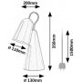 Lampa biurkowa 1x40 W czarna 74225 Rabalux Rabal zdj.2