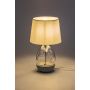 Lampa stołowa 1x40 W biała-przezroczysta 74227 Rabalux Apolonia zdj.3