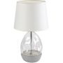 Lampa stołowa 1x40 W biała-przezroczysta 74227 Rabalux Apolonia zdj.1