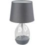 Lampa stołowa 1x40 W przezroczysta-popielata 74228 Rabalux Apolonia zdj.1