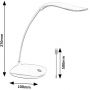 Lampa biurkowa 1x2 W różowa 74236 Rabalux Bedi zdj.2