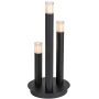 Lampa stołowa 3x5 W czarna-przezroczysta 74365 Rabalux Ramira zdj.3