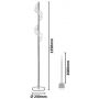 Lampa stojąca x12 W złota 74415 Rabalux Zofrael zdj.2