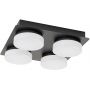 Lampa podsufitowa 4x21 W czarny 75004 Rabalux Attichus zdj.1