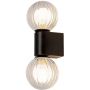 Kinkiet 2x3.5 W czarny-przezroczysty 75022 Rabalux Colzar zdj.1