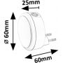 Lampka nocna 1x0.3 W biała 76000 Rabalux Zofe zdj.2