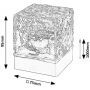 Lampa stołowa 1x1 W przezroczysta 76022 Rabalux Cubiko zdj.2