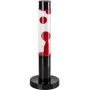Lampa stołowa 1x25 W czarna-przezroczysta-czerwona 76028 Rabalux Lavastic zdj.1