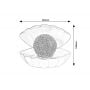 Lampa stołowa 1x0.8 W biała 76030 Rabalux Sparkly zdj.2