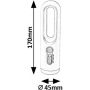 Lampa stołowa 1x0.8 W biała 76108 Rabalux Radko zdj.2