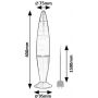 Lampa stołowa 1x25 W multikolor 76111 Rabalux Lollipop Rainbow2 zdj.2