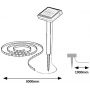 Lampa solarna stojąca powyżej 6x0.26 W biały 77016 Rabalux Ansoo zdj.2