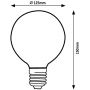 Żarówka LED 1x5 W 1800 K e27 79075 Rabalux Filament-Led zdj.2
