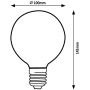 Żarówka LED 1x3 W 1800 K e27 79077 Rabalux Filament-Led zdj.2