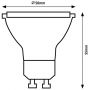 Żarówka LED 1x5 W 3000 K gu10 79079 Rabalux Smd-Led zdj.2