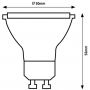 Żarówka LED 1x8 W 3000 K gu10 79105 Rabalux Smd-Led zdj.2