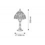 Lampa stołowa 1x40 W 8089 Rabalux Mirella zdj.2