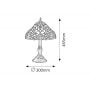 Lampa stołowa 1x60 W multikolor 8090 Rabalux Mirella zdj.2