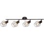 Lampa podsufitowa 4x40 W czarna 3537 Rabalux Belano zdj.1