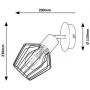 Kinkiet 1x40 W czarny 3534 Rabalux Belano zdj.2