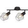 Lampa podsufitowa 2x40 W czarna 3535 Rabalux Belano zdj.1