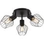 Lampa podsufitowa 3x40 W czarna 3536 Rabalux Belano zdj.1