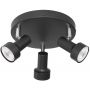 Lampa podsufitowa 3x50 W czarna 5324 Rabalux Konrad zdj.1