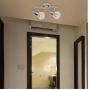 Lampa podsufitowa 2x40 W chrom-przezroczysta 6092 Rabalux Lauren zdj.3