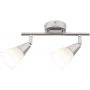 Lampa podsufitowa 2x40 W biała-chrom 6768 Rabalux Nicolette zdj.3