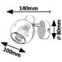 Kinkiet 1x40 W przydymiony 5397 Rabalux Salazar zdj.2