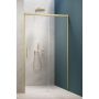 Drzwi prysznicowe 150 cm rozsuwane złoty szczotkowany/szkło przezroczyste 3870199801R Radaway Idea 6 Brushed Light Gold DWJ zdj.1