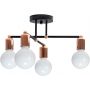 Lampa podsufitowa 4x60 W czarna-różowe złoto OSW04014 TooLight Loft zdj.1