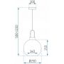 Lampa wisząca 1x60 W złota OSW05635 TooLight zdj.2