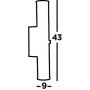 Kinkiet 1x18 W złoty 631251GO Searchlight Clamp zdj.2