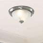 Plafon 2x60 W biały-srebrny 4042 Searchlight American Diner zdj.4
