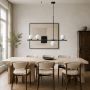 Lampa wisząca 4x10 W biała-czarna DN1506black Step Into Design Moderno zdj.3