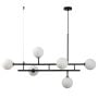 Lampa wisząca 6x10 W biała-czarna DN1507black Step Into Design Moderno zdj.1
