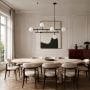 Lampa wisząca 6x10 W biała-czarna DN1507black Step Into Design Moderno zdj.3