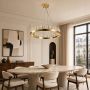 Lampa wisząca 1x42 W złota DN918gold Step Into Design Lusso zdj.5