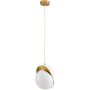 Lampa wisząca 1x25 W biała-mosiądz DP0067250 Step Into Design Orbita zdj.1