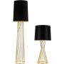 Lampa stołowa 2x40 W czarna-złota MF1236 Step Into Design Filo zdj.3