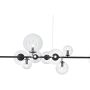 Lampa wisząca x5 W czarna-przezroczysta MP0084L120 Step Into Design Orion zdj.3