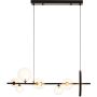 Lampa wisząca x5 W czarna-przezroczysta MP0084L90 Step Into Design Orion zdj.2