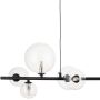 Lampa wisząca x5 W czarna-przezroczysta MP0084L90 Step Into Design Orion zdj.6