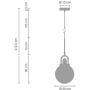 Lampa wisząca 1x60 W złota MP0093 Step Into Design Pearl zdj.2