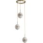 Lampa wisząca 3x12 W biała-złota MP00943 Step Into Design Sfera zdj.1