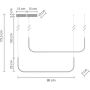 Lampa wisząca 2x20 W czarna MP00952 Step Into Design Minima zdj.2