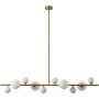 Lampa wisząca x20 W biała-złota MP009710 Step Into Design Milky Drop zdj.1