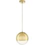 Lampa wisząca 1x40 W złota MP1238200gold Step Into Design Flash zdj.1