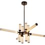 Lampa wisząca x36 W czarna-bursztynowa RH11512Pamber Step Into Design Quadro zdj.4